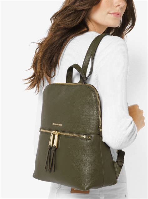 michael kors green backpack|Michael Kors green handbag sale.